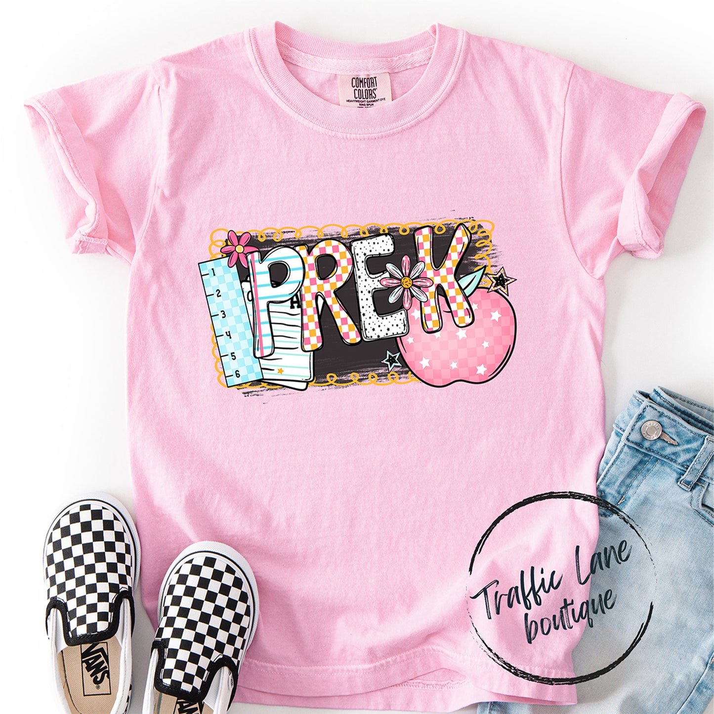 Apple Back 2 School Grade Levels Shirt