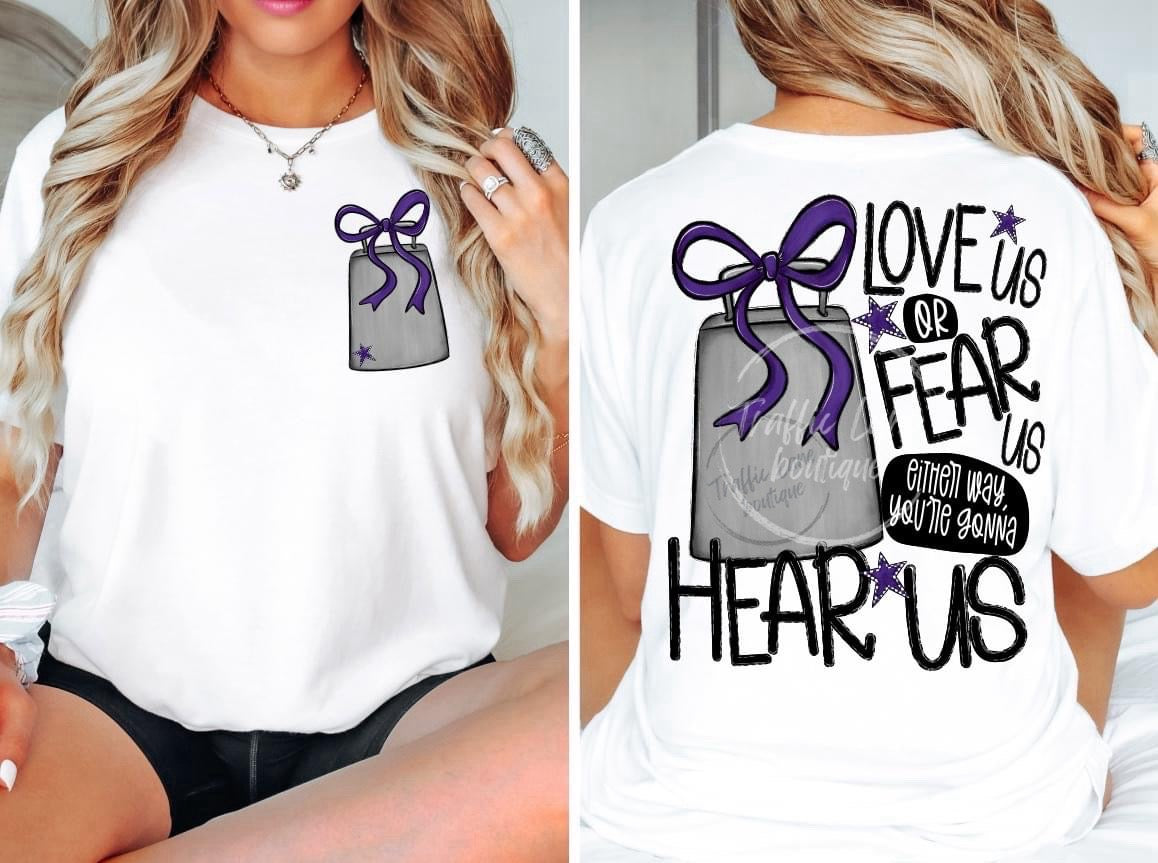 Love Us Fear Us Hear Us Spirit Tees