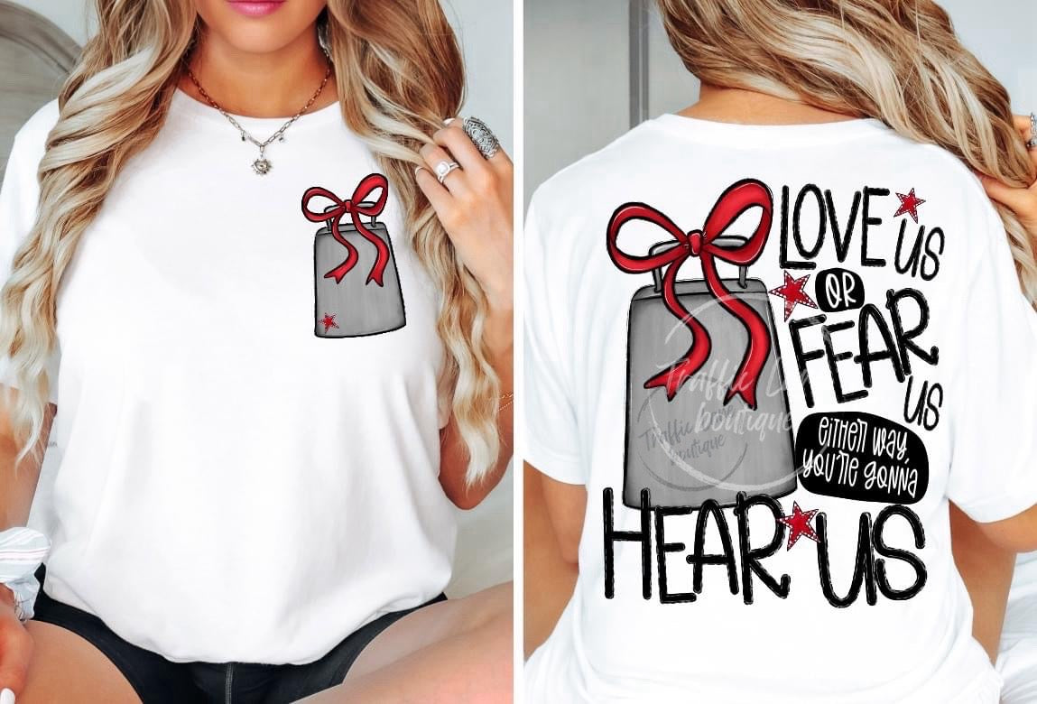 Love Us Fear Us Hear Us Spirit Tees