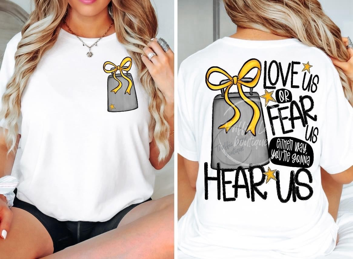 Love Us Fear Us Hear Us Spirit Tees