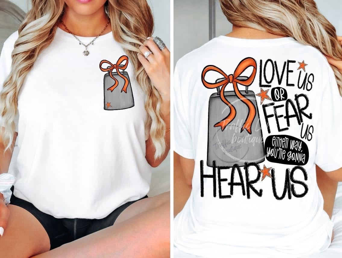 Love Us Fear Us Hear Us Spirit Tees