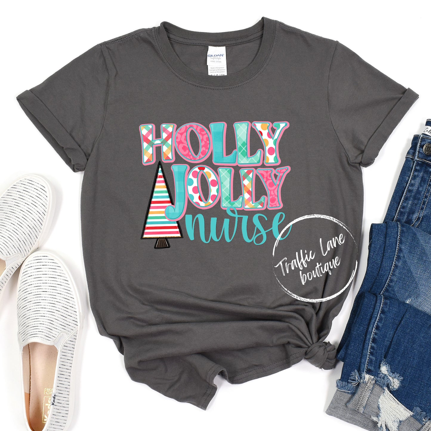 Holly Jolly Nurse Shirt