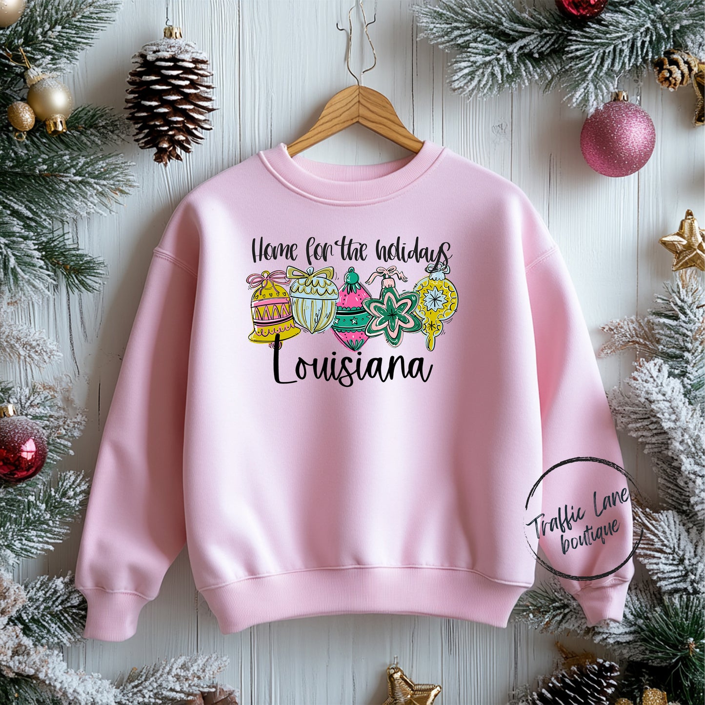 Home For The Holidays Louisiana Shirt