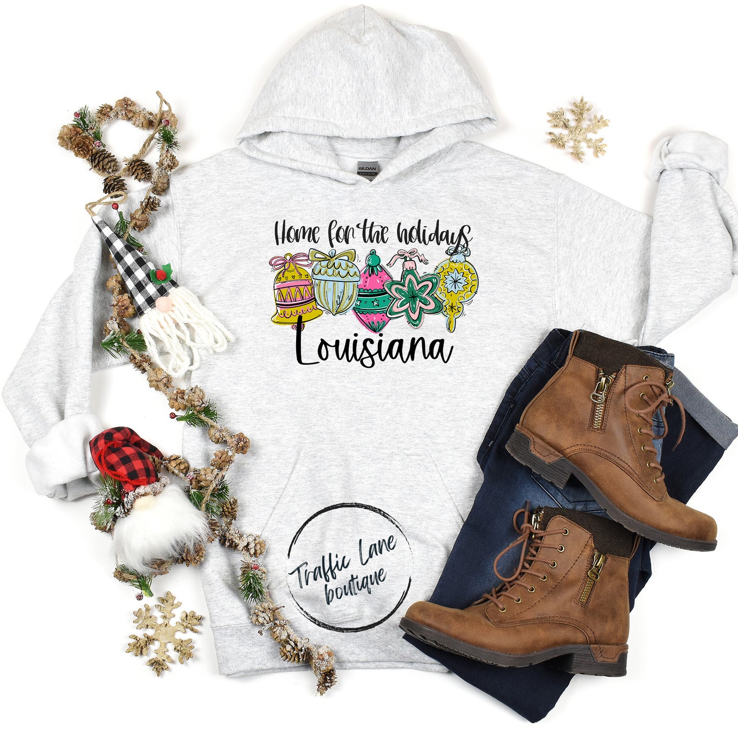 Home For The Holidays Louisiana Shirt