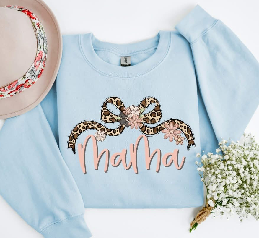 Leopard Bow Mom and Grandma Names