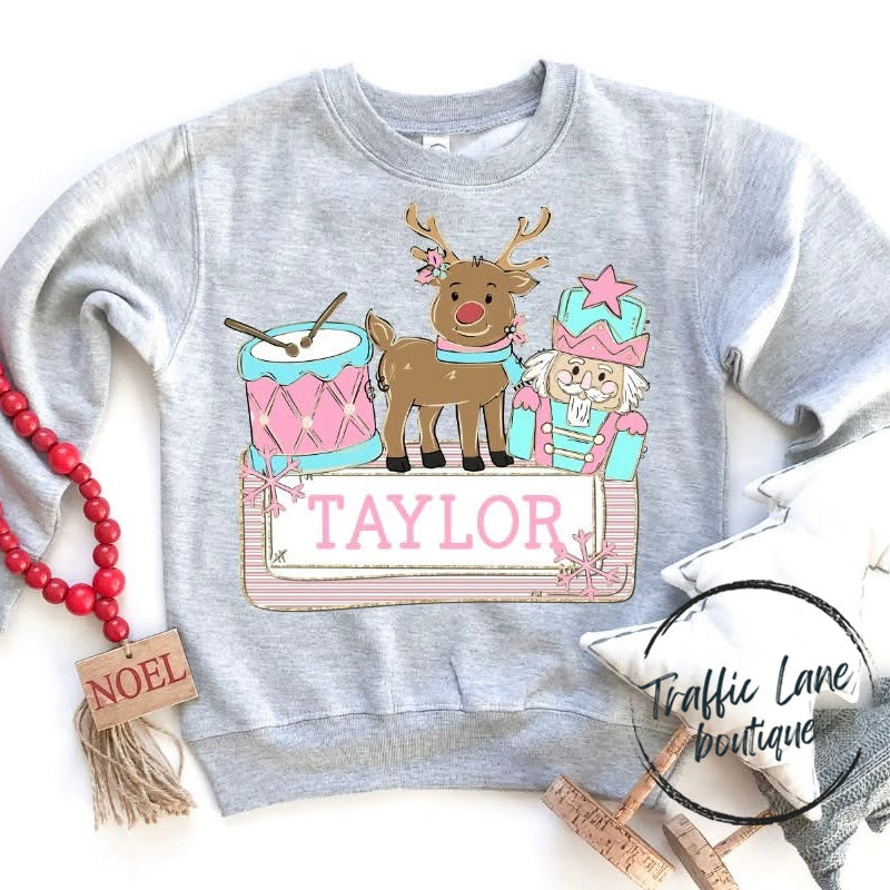 Christmas Name Plates Customizable Shirt
