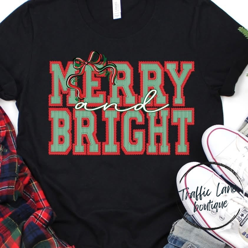 Merry And Bright Prepster Shirt