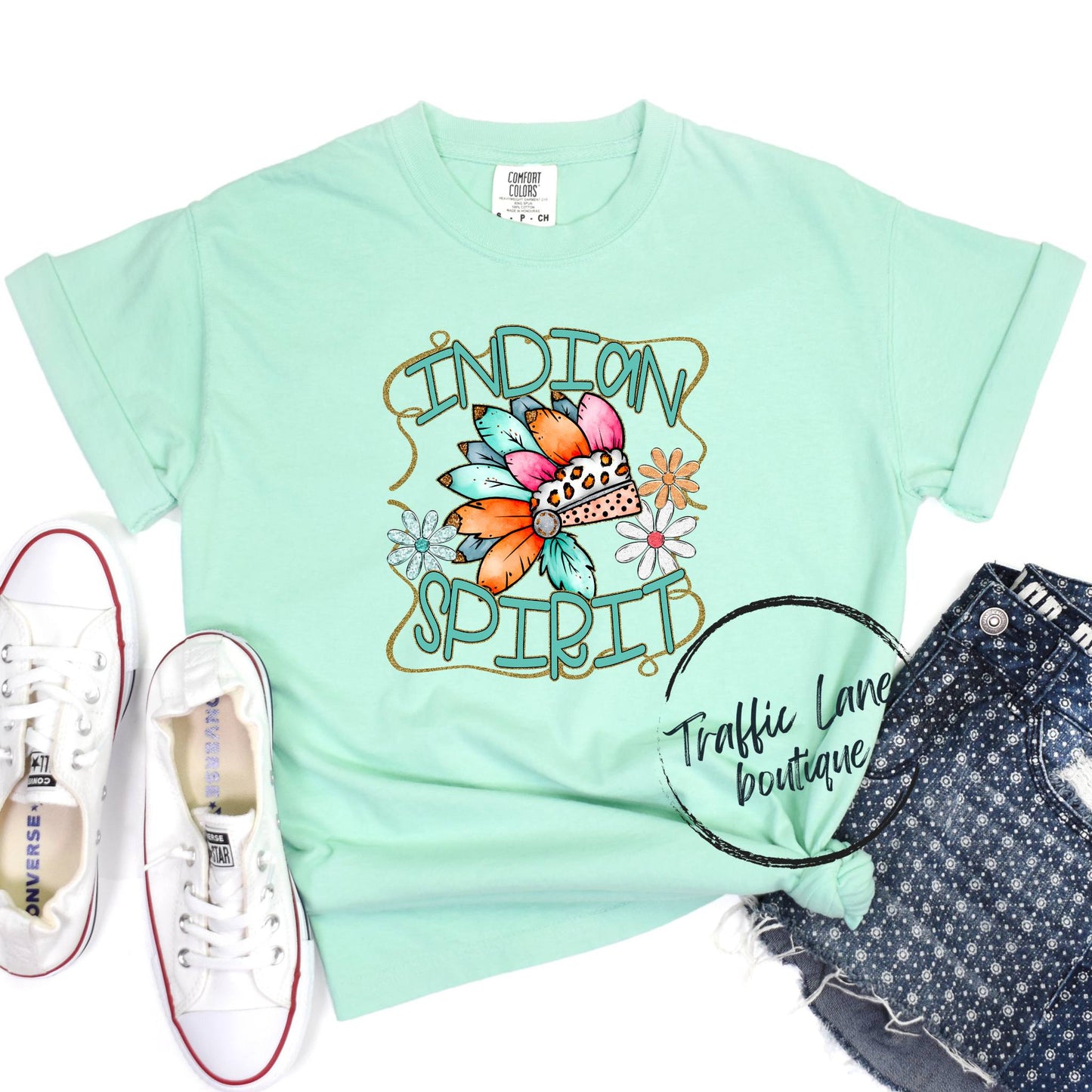Indian Spirit - Funky Retro Mascot Shirt