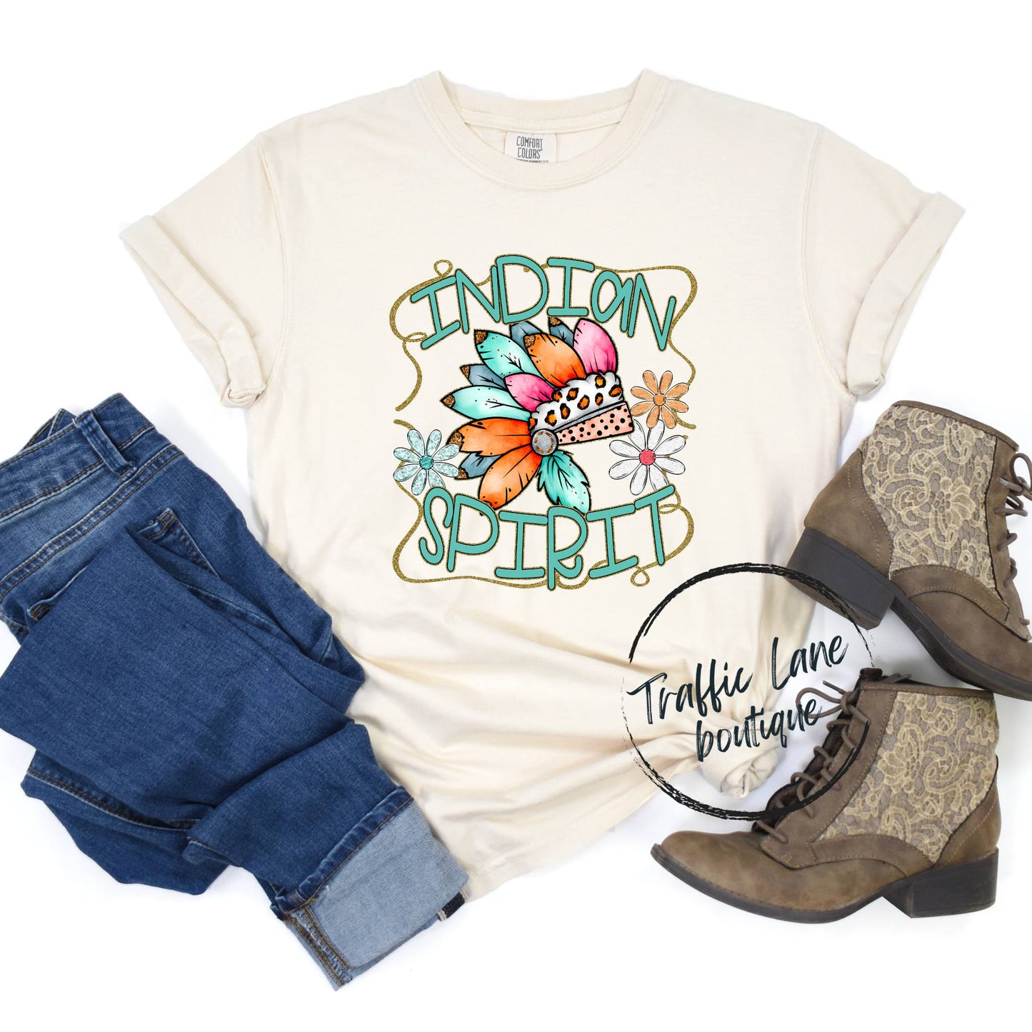 Indian Spirit - Funky Retro Mascot Shirt