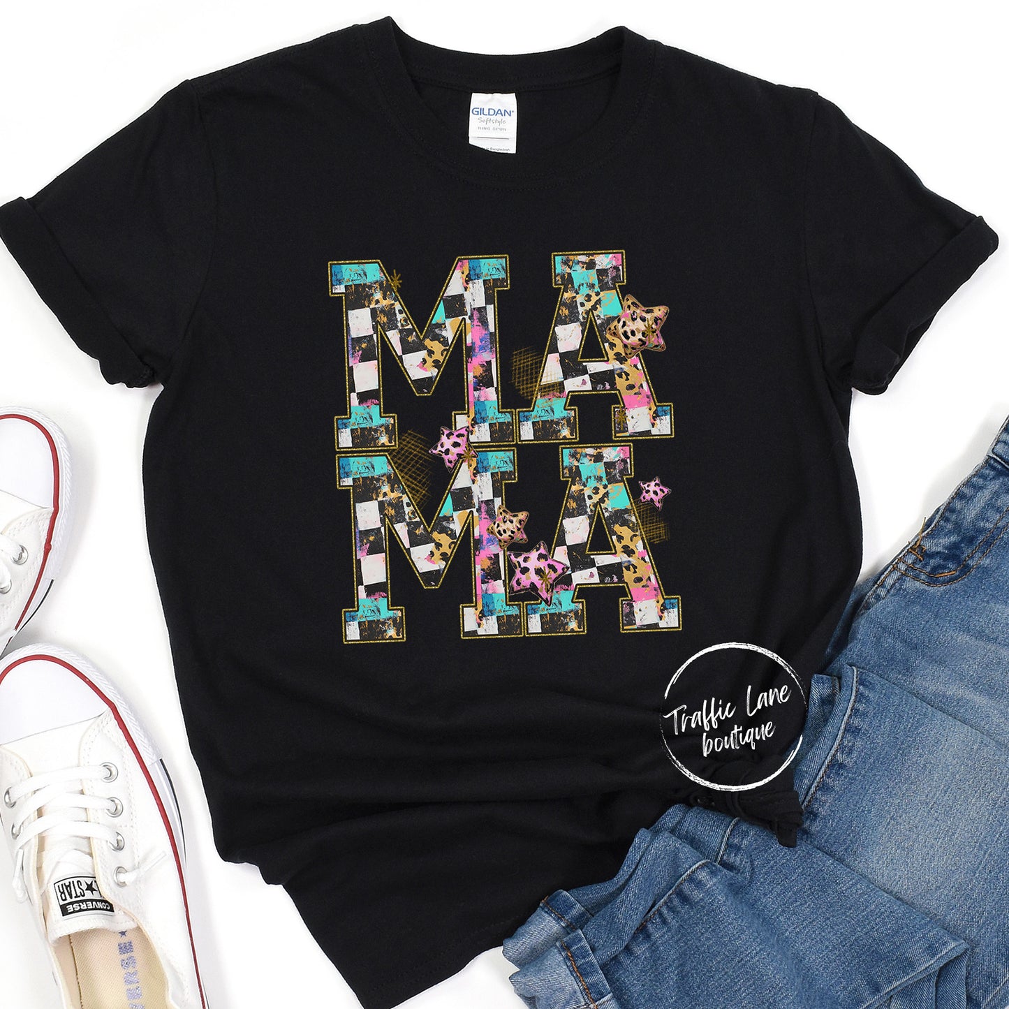Mama Check Stars Shirt