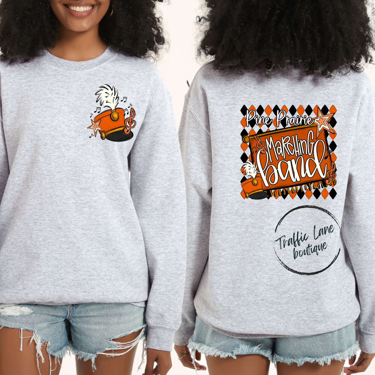 Marching Band Argyle - Pine Prairie - Shirt