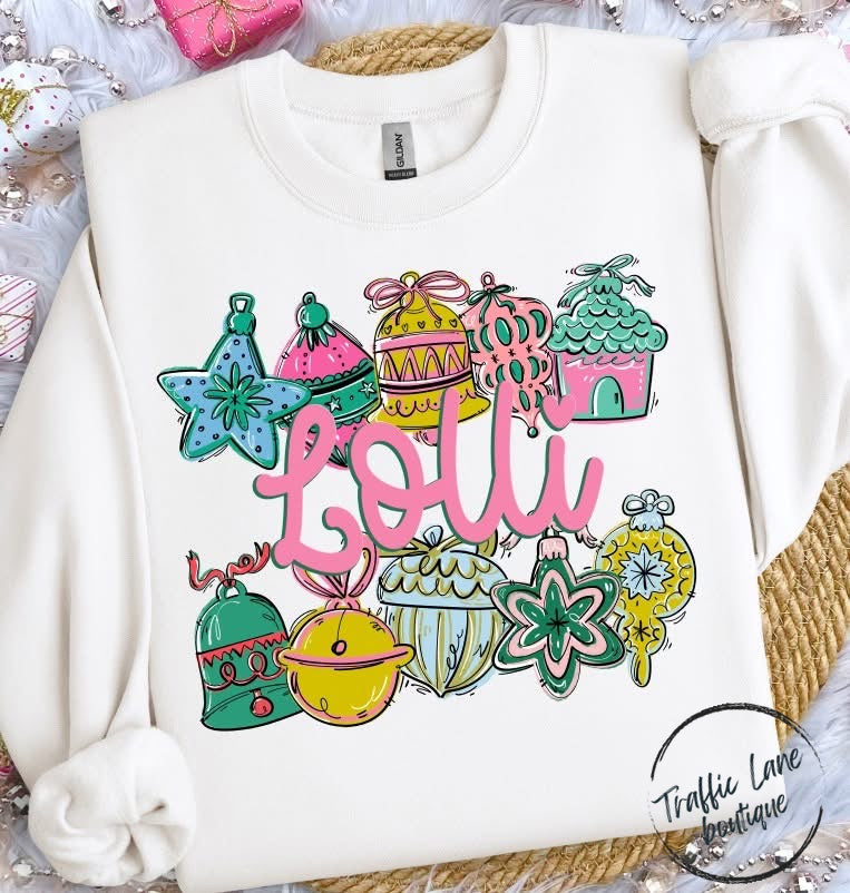 Ornament Name Frame - Family Name Customizable Shirt