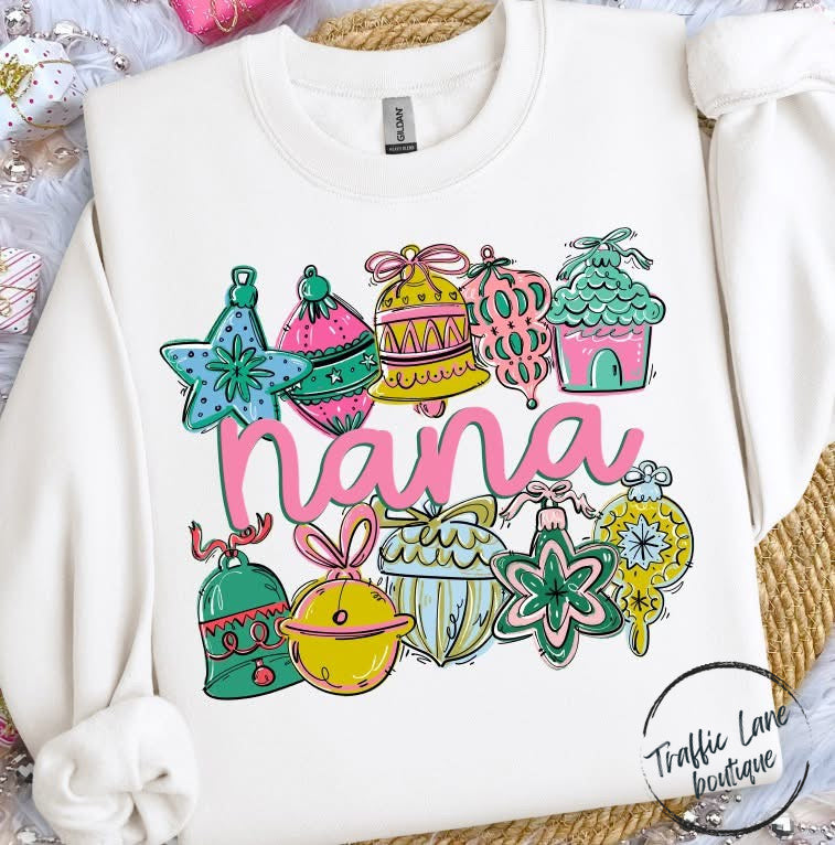 Ornament Name Frame - Family Name Customizable Shirt