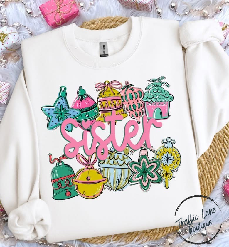 Ornament Name Frame - Family Name Customizable Shirt