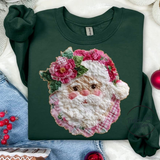 Quilted Elements Santa Shirt