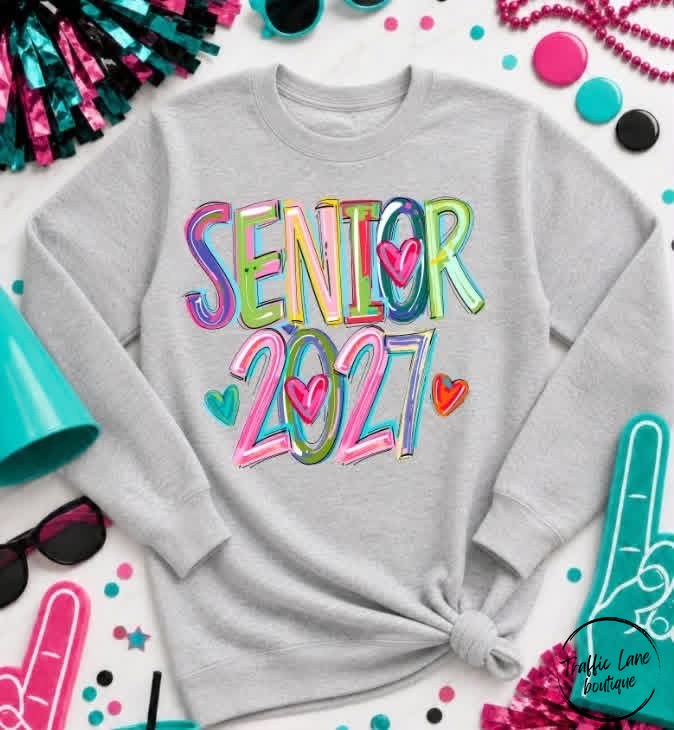 Senior 2027 Cheery Shirt