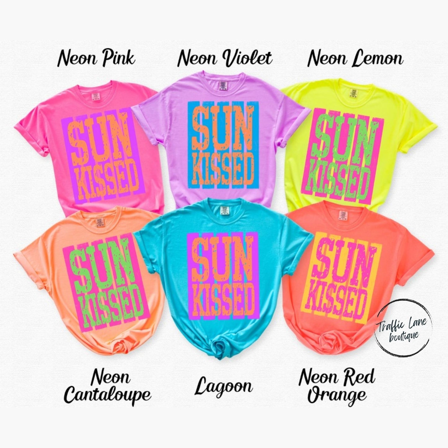 Sunkissed Pink And Yellow Shirt