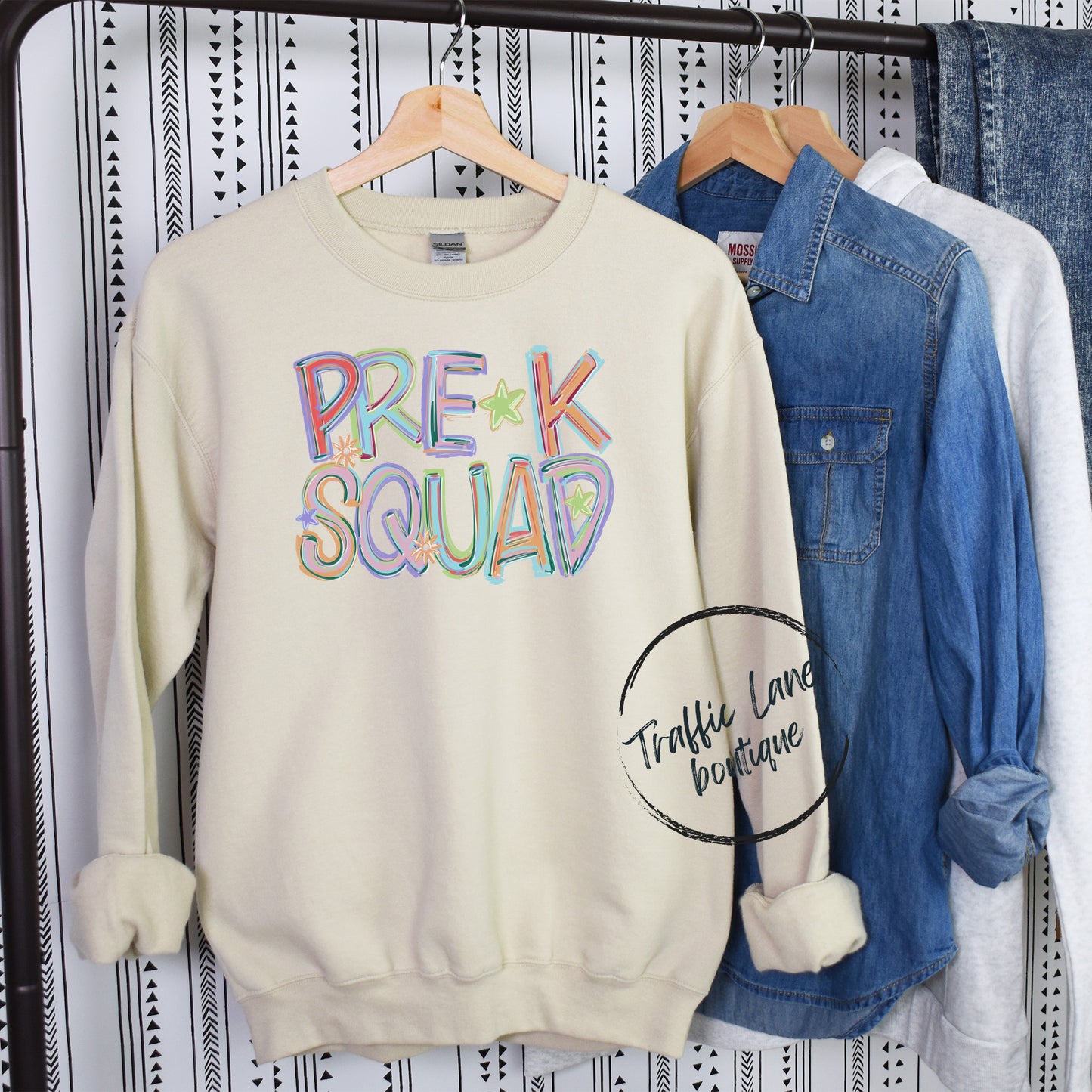 Tilted Grade Levels Squad - Customizable