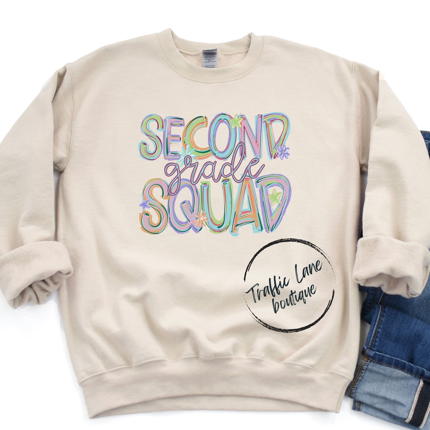 Tilted Grade Levels Squad - Customizable