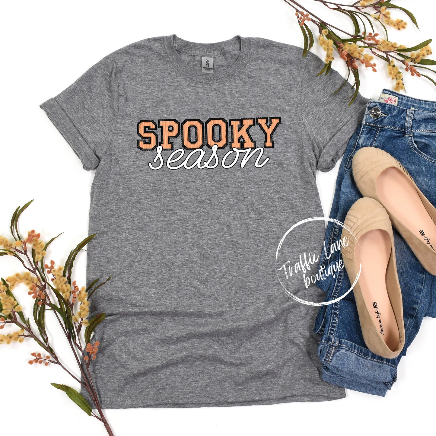 The Prepster - Spooky Season Orange Black