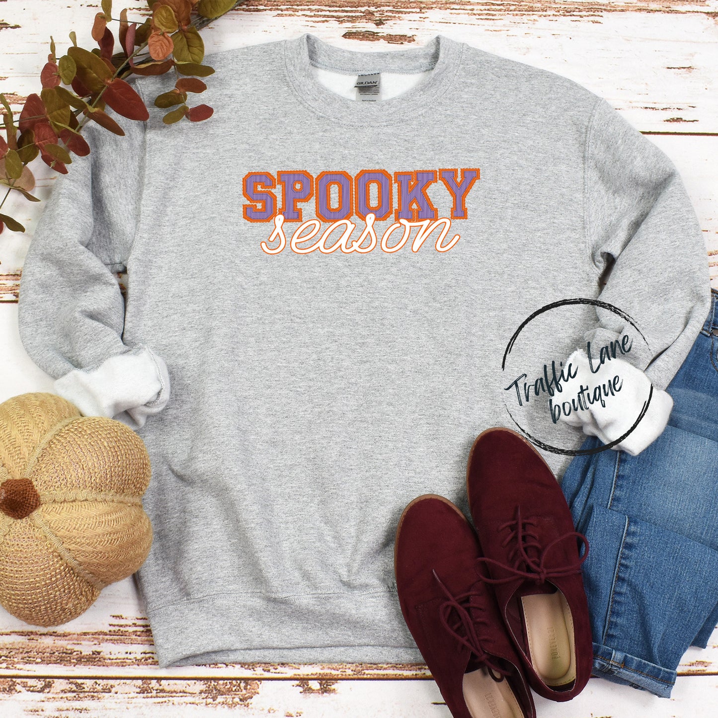 The Prepster - Spooky Season Purple Orange