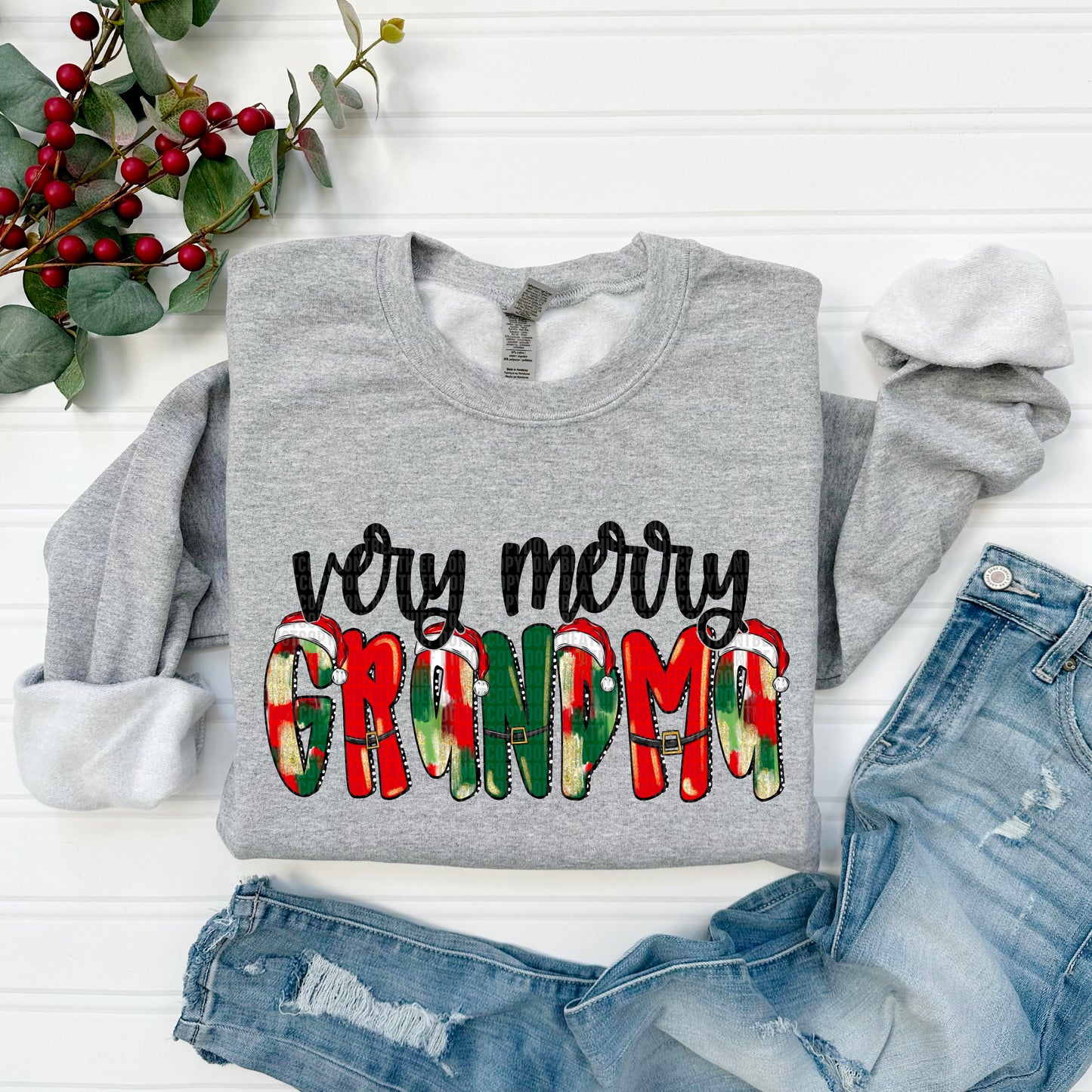 Very Merry Names Custom Shirts -- Perfect For Moms, Grandmas and More