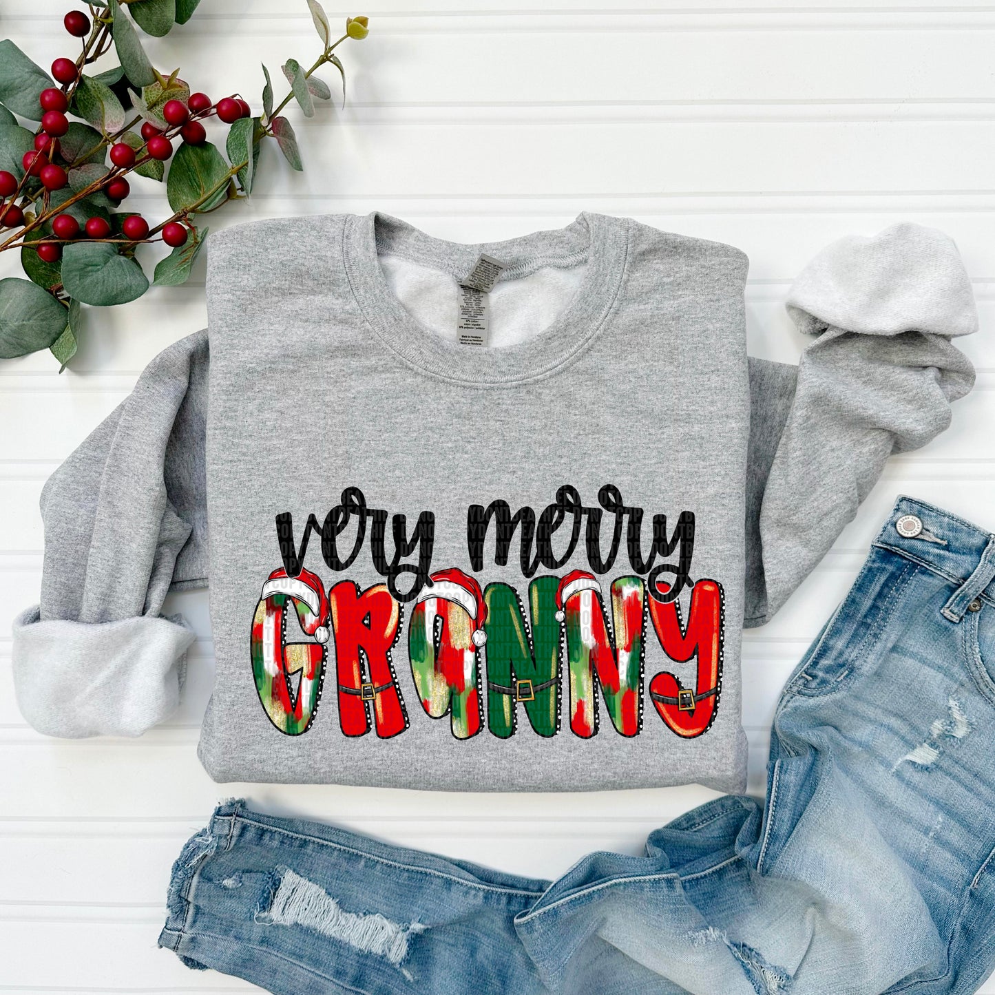 Very Merry Names Custom Shirts -- Perfect For Moms, Grandmas and More