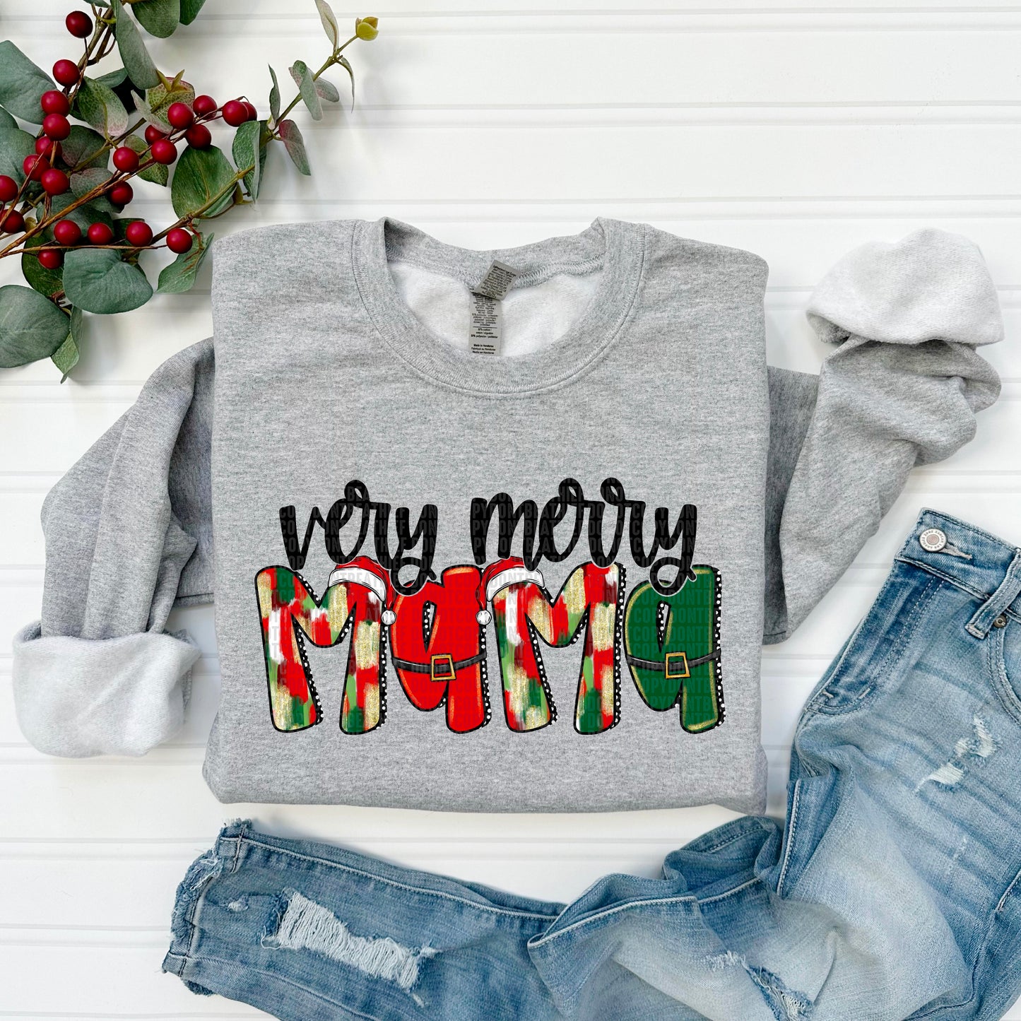 Very Merry Names Custom Shirts -- Perfect For Moms, Grandmas and More
