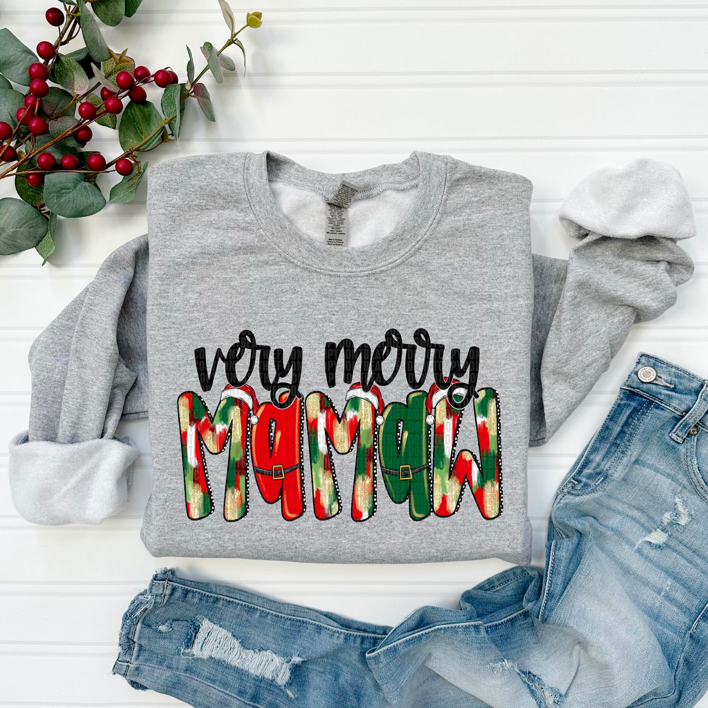 Very Merry Names Custom Shirts -- Perfect For Moms, Grandmas and More