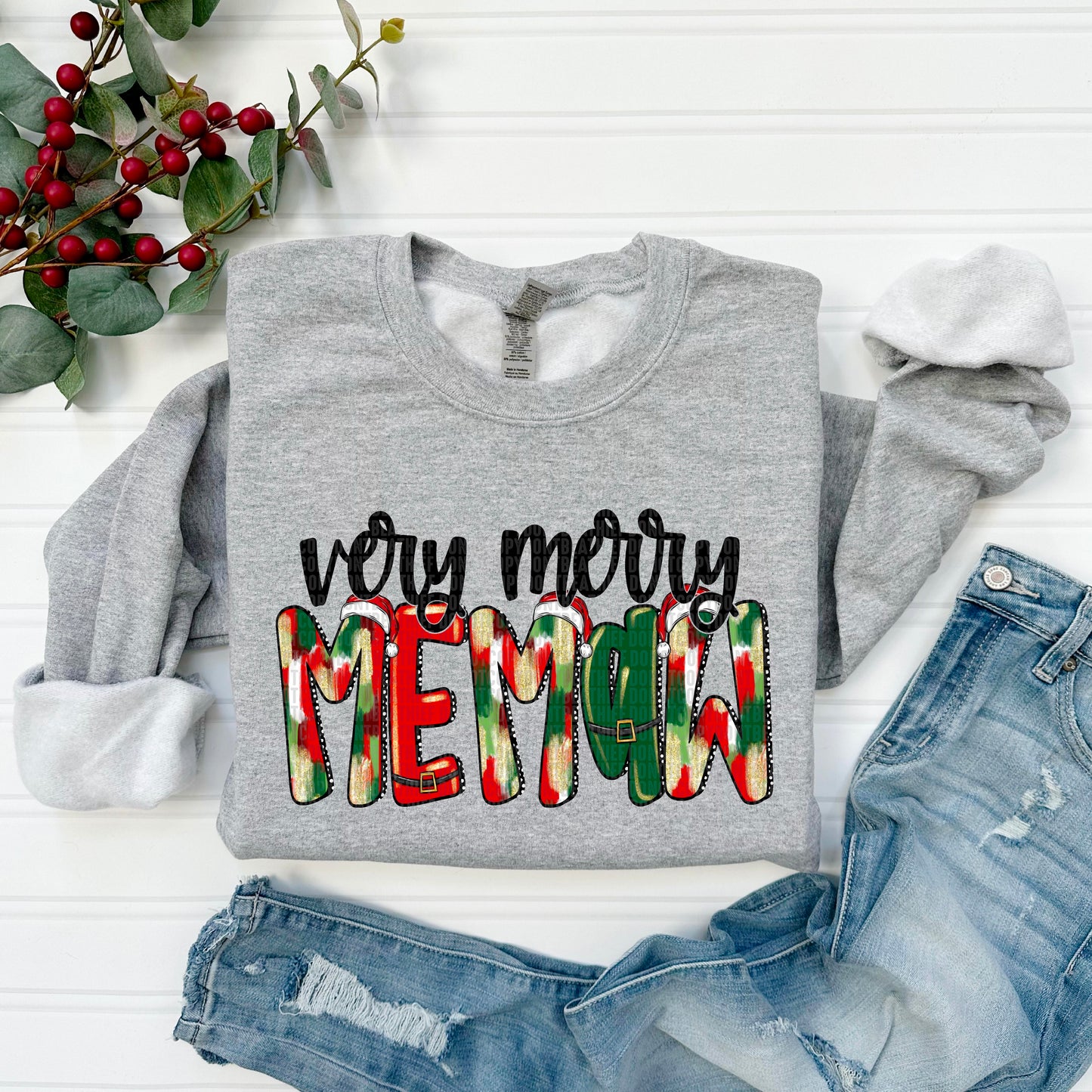 Very Merry Names Custom Shirts -- Perfect For Moms, Grandmas and More