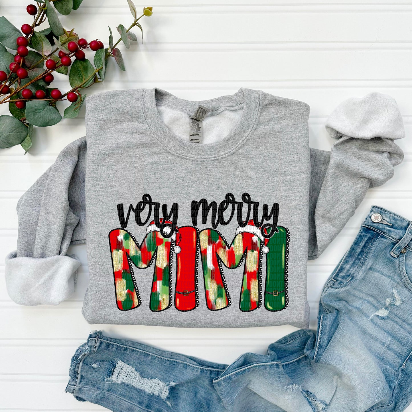 Very Merry Names Custom Shirts -- Perfect For Moms, Grandmas and More