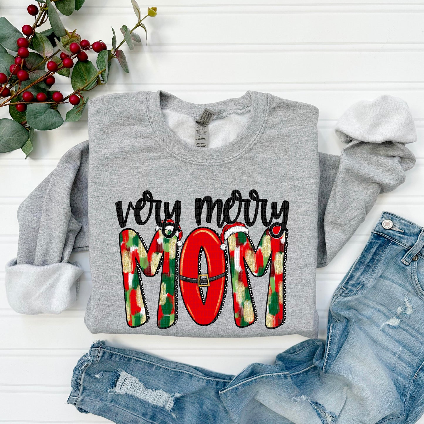 Very Merry Names Custom Shirts -- Perfect For Moms, Grandmas and More