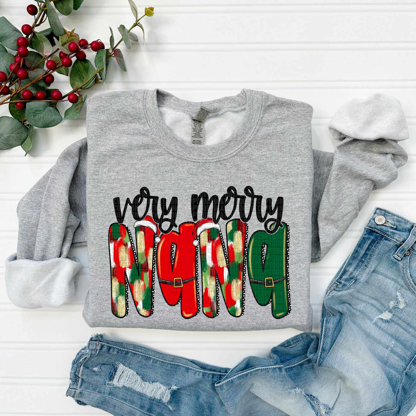 Very Merry Names Custom Shirts -- Perfect For Moms, Grandmas and More
