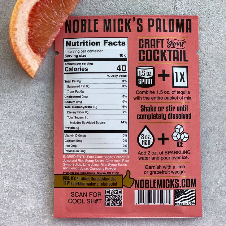 Noble Mick's - Single Serve Craft Cocktails