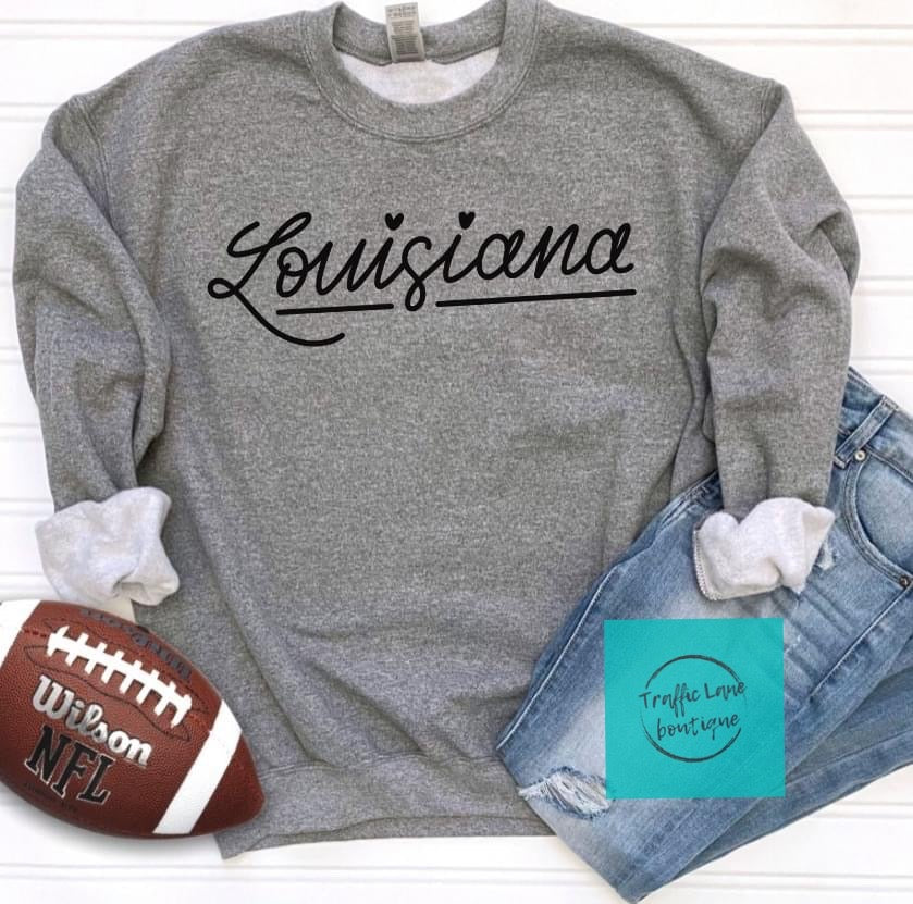 Hand Lettered Louisiana Shirts