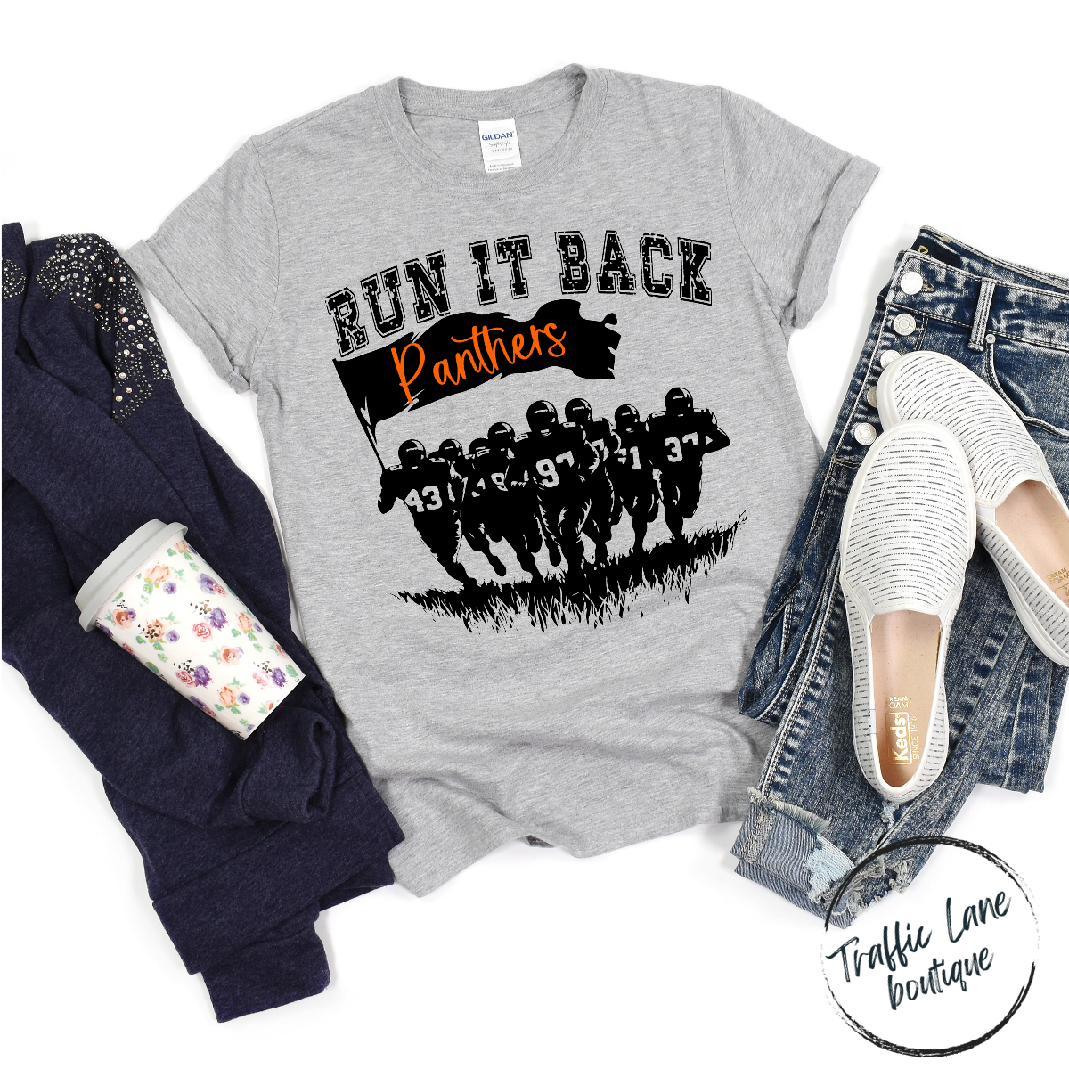 Run It Back Black Orange Panthers Shirt