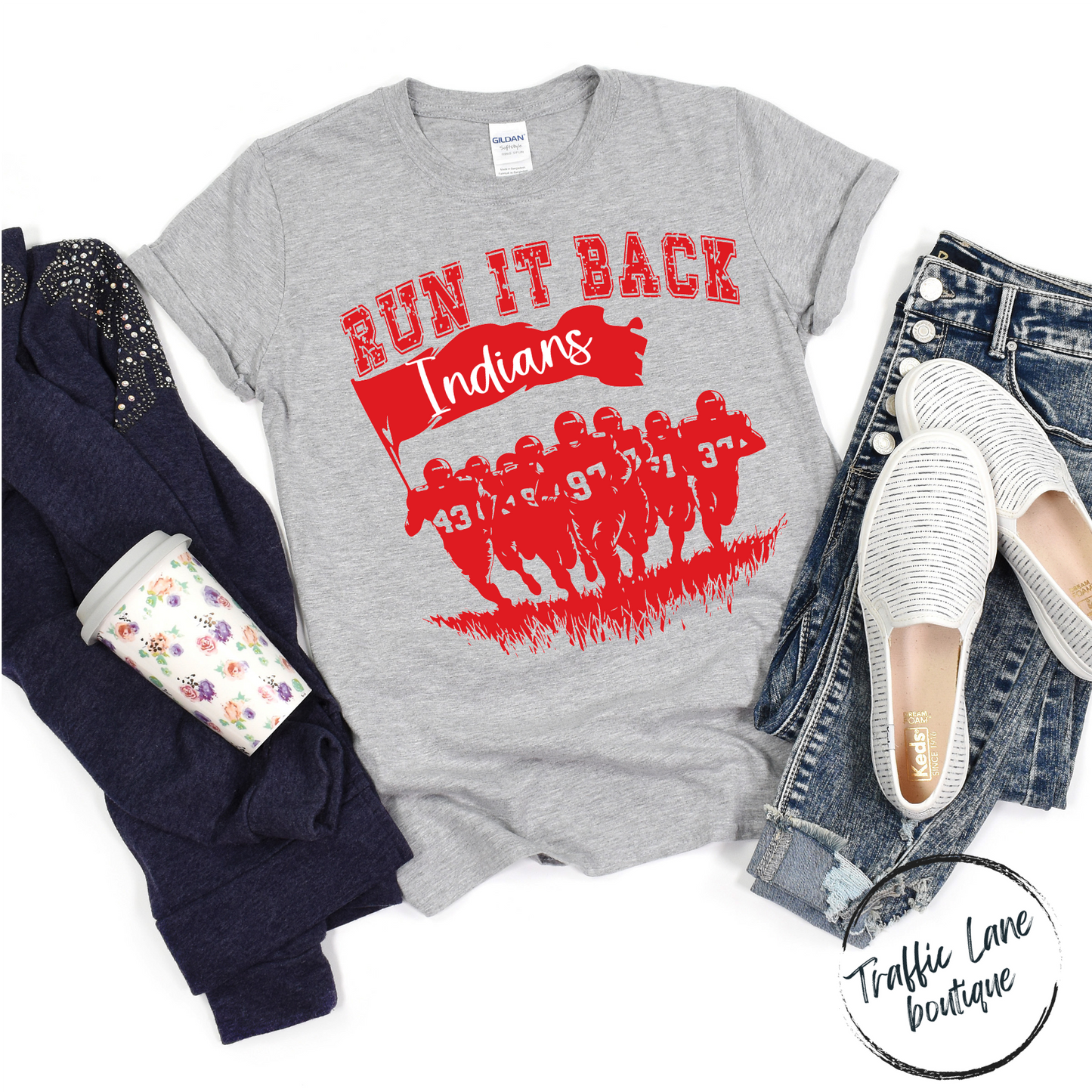 Run It Back Red Indians Shirt