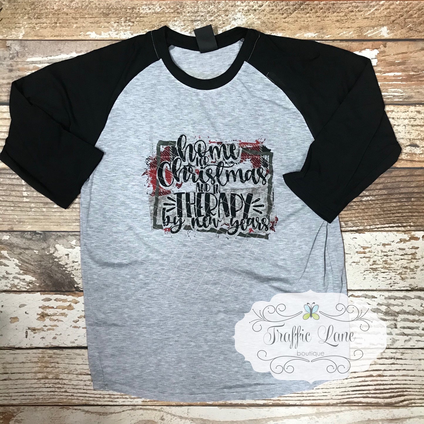 Christmas Graphic Design Raglan Shirts