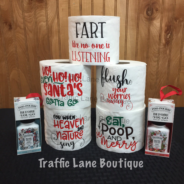 Christmas Toilet Paper Gag Gifts – Traffic Lane Boutique