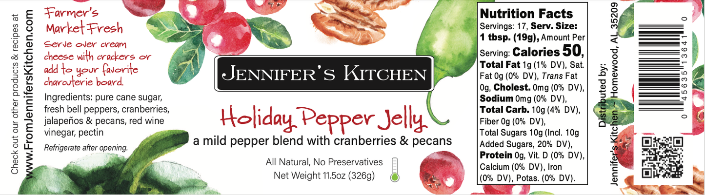 Holiday Pepper Jelly - 11oz