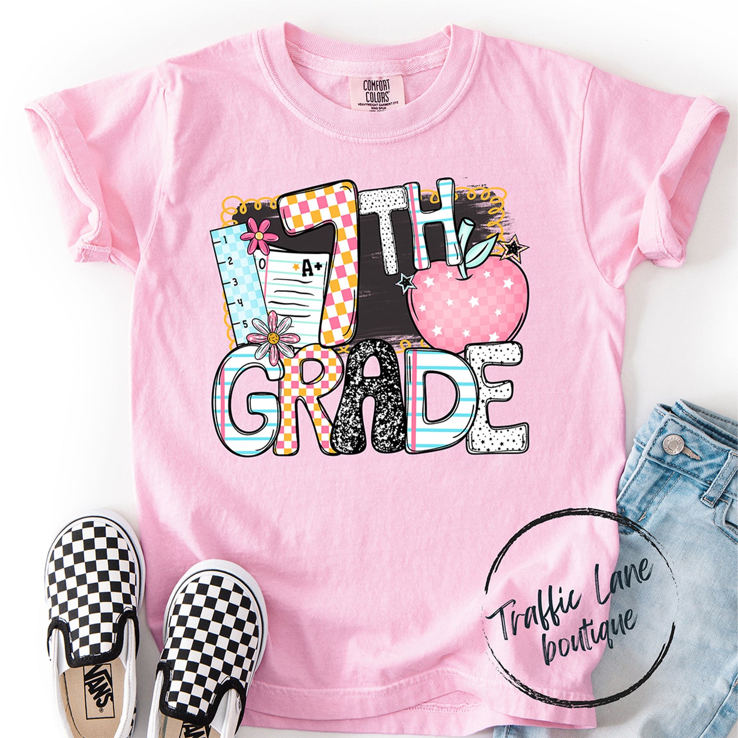 Apple Back 2 School Grade Levels Shirt