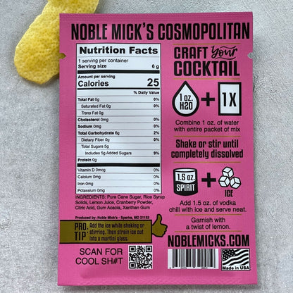Noble Mick's - Single Serve Craft Cocktails