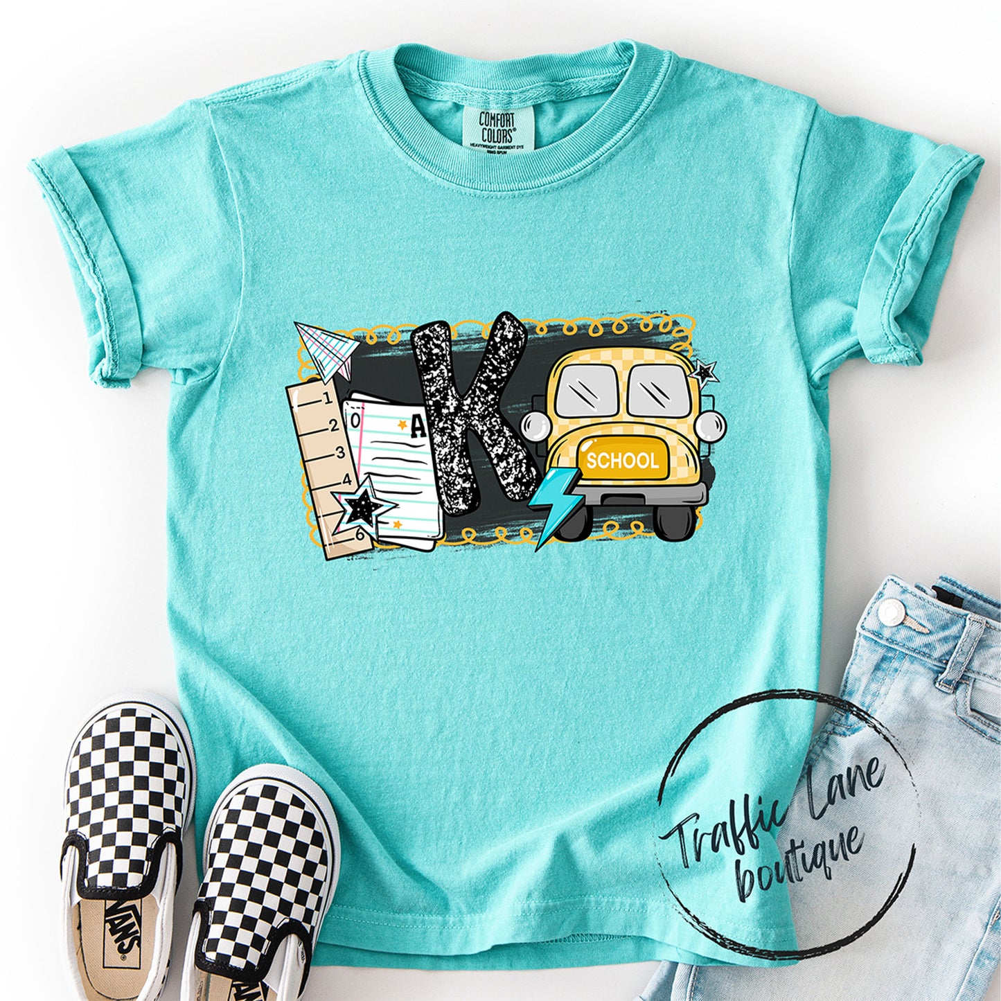Bus Back 2 School Grade Levels Shirt