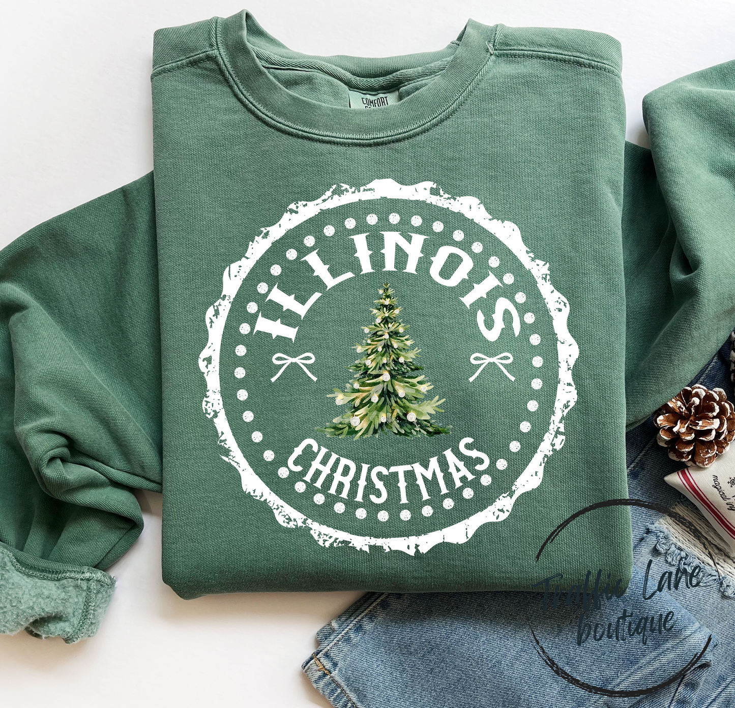 State Christmas Stamp Shirt