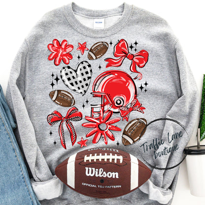 Football Collage Spirit Tees