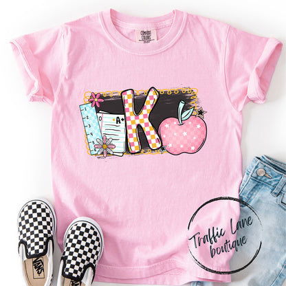 Apple Back 2 School Grade Levels Shirt