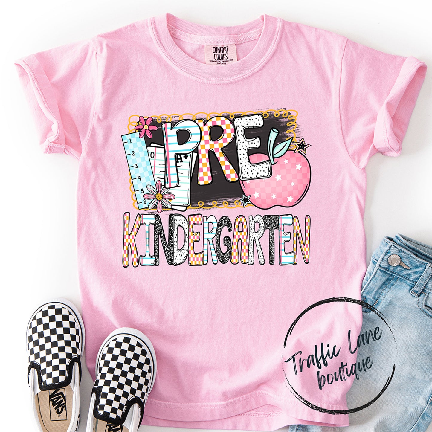 Apple Back 2 School Grade Levels Shirt