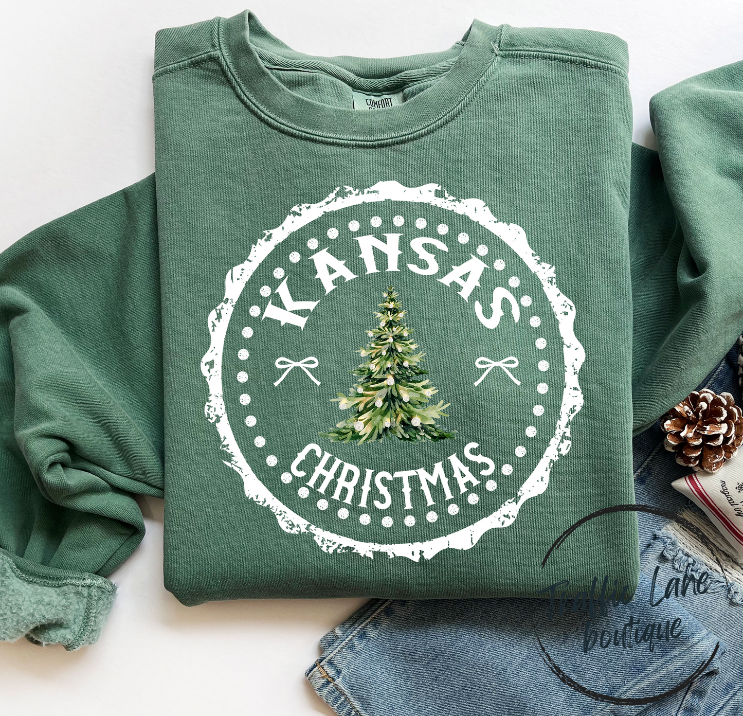 State Christmas Stamp Shirt