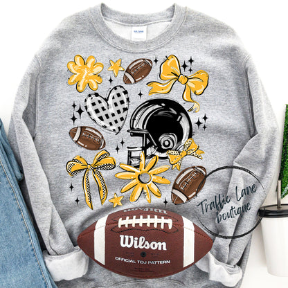 Football Collage Spirit Tees