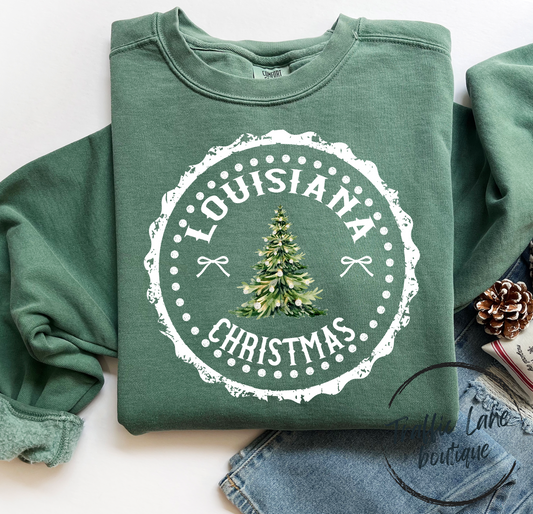 State Christmas Stamp Shirt